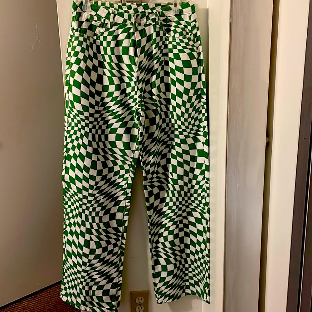 Green and white